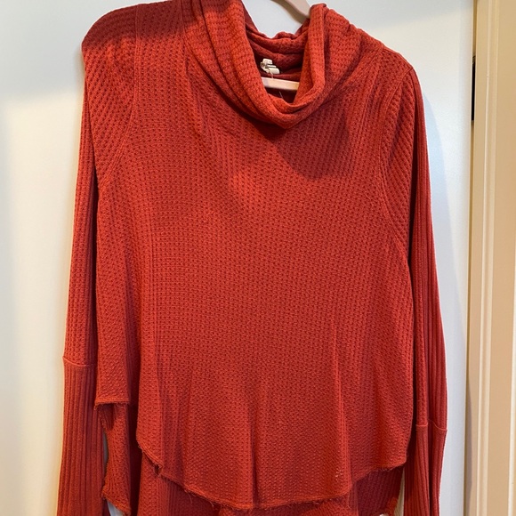 Free People Waffle Sweater - Picture 2 of 3